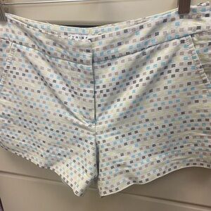 Trina Turk Corbin geometric pattern shorts